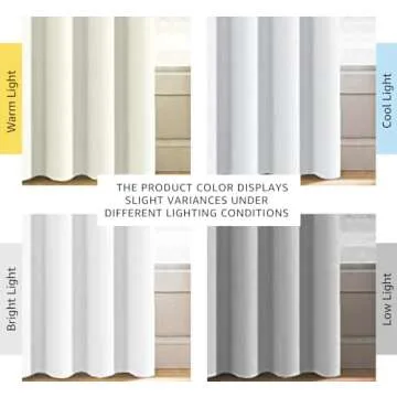H.VERSAILTEX Pure White Curtain - Thermal Insulated Elegance