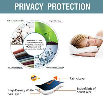 H.VERSAILTEX Pure White Curtain - Thermal Insulated Elegance