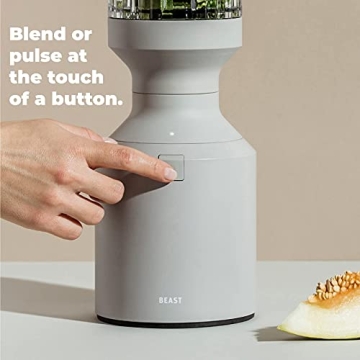 Beast Blender 1000W Pebble Grey Compact Powerful Smoothie Maker