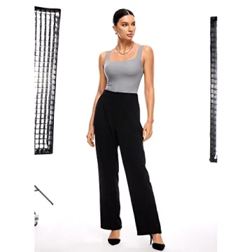 INLYRIC Inbarely Square Neck Thong Bodysuit for Women