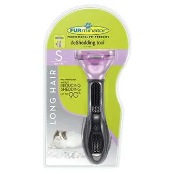 Furminator Long Hair deShedding Tool for Small Cats