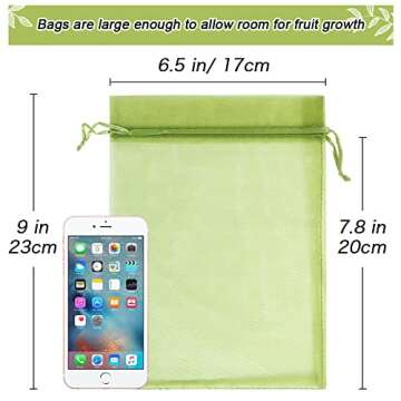 100pcs Durable Fruit Protection Bags for Garden Use
