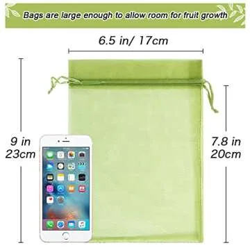 100pcs Durable Fruit Protection Bags for Garden Use