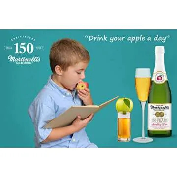 Martinellis Apple Juice Premium. 100% Pure Juice | 10 Fl Oz Pet Bottles | Pack of 24