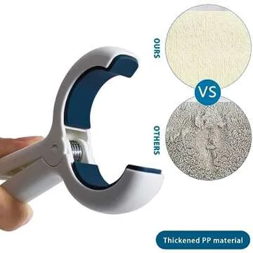 Plastic Clothespins, Beach Towel Clips, Heavy Duty Laundry Clothes Pins Clips with Springs, Beach Towel Holder to Keep Your Towel from Blowing Away (6Pcs Blue)