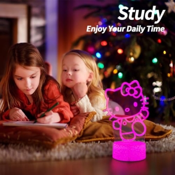 AIHYING Cat Night Light - Cute Anime Kitty Lamp