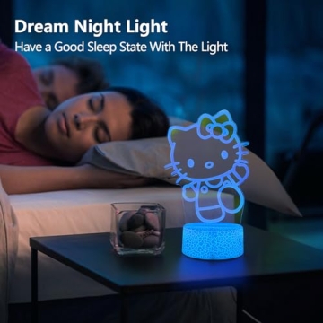 AIHYING Cat Night Light - Cute Anime Kitty Lamp