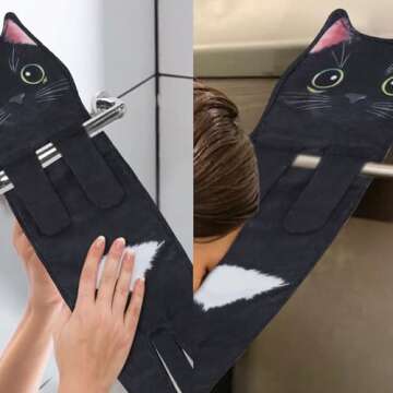 Cute Cat Hand Towels - Perfect for Gifts and Decor