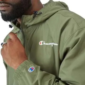 Champion Men's Packable Wind and Water Resistant Jacket