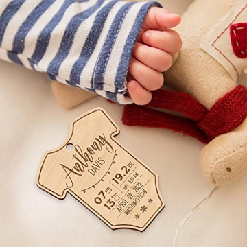 Personalized Baby Birth Stats Ornament for Christmas