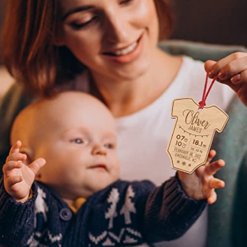 Personalized Baby Birth Stats Ornament for Christmas