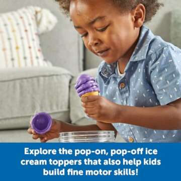 Learning Resources Mini Letter Scoops, 52 Pieces, Ages 3+,Preschool Learning Toys, Stacking Toys, Montessori Toys