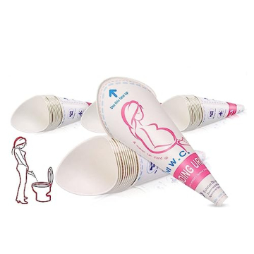 60 Pcs Disposable Portable Female Urination Device for Women, Female Urinal，Women Pee Cup Standing...