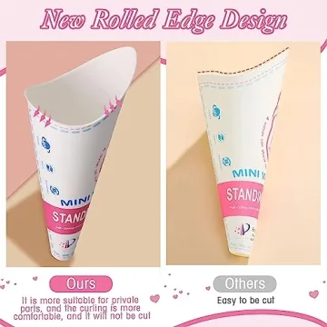 60 Pcs Disposable Female Urinal for Travel & Hygiene