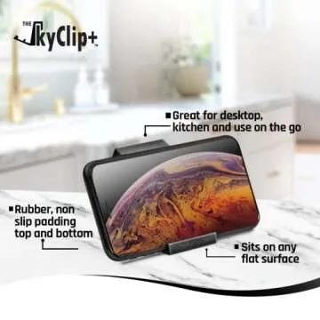 SkyClip+ Phone & Tablet Holder for Travel and Home Use