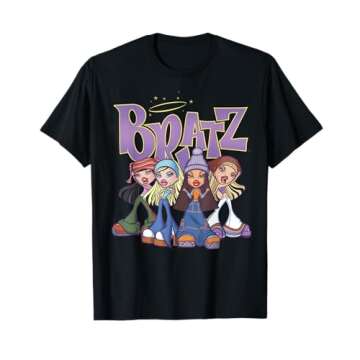 Bratz Original Four Group Shot Logo T-Shirt