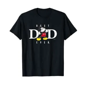 Disney Mickey Mouse Best Dad Ever Thumbs Up Father’s Day T-Shirt