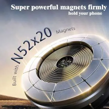 Rurswrity Magnet Car Phone Mount for Safe Navigation