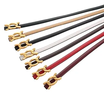 SPOMUNT Women's Chic Leather Dress Belt - Elegant Style