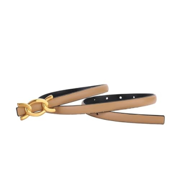 SPOMUNT Women's Chic Leather Dress Belt - Elegant Style