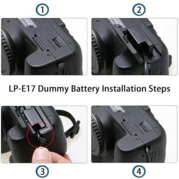 HY1C ACK-E18 AC Power Adapter Kit for Canon Cameras