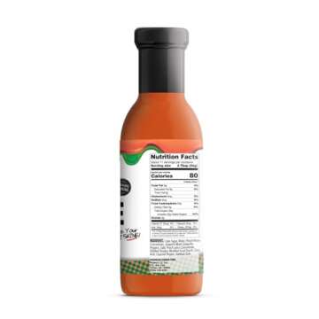 Kosmos Q Peach Jalapeno BBQ Glaze - 16 Oz Bottle for Sticky & Flavorful Barbecue - Thick BBQ Glaze f...