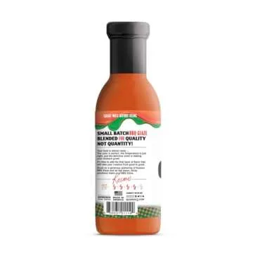 Kosmos Q Peach Jalapeno BBQ Glaze - 16 Oz Bottle for Sticky & Flavorful Barbecue - Thick BBQ Glaze for Competition Ready Mouth-Watering Meat (Peach Jalapeno)