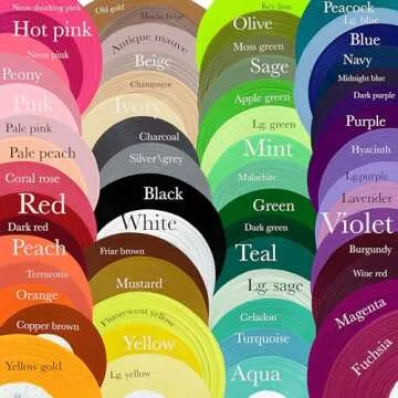 Red Ribbon 1/4 Inches 36 Yards Satin Roll Perfect for Scrapbooking, Art, Wedding, Wreath, Packing Birthday, Wrapping Christmas Gifts or Other Projects