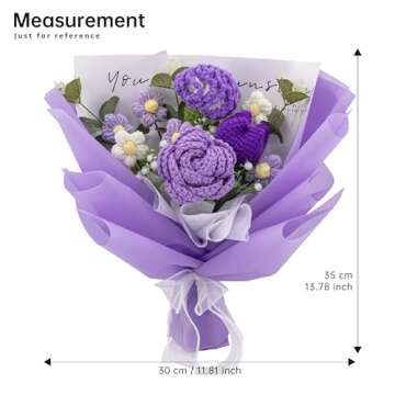 YShomy Crochet Flowers Bouquet - Unique Handmade Gift
