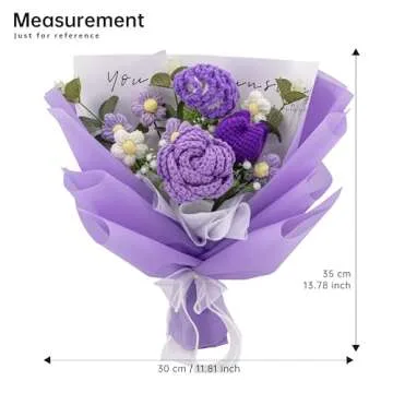 YShomy Crochet Flowers Bouquet - Unique Handmade Gift