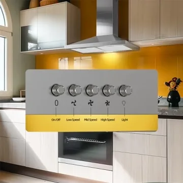 FIREGAS Wall Mount Range Hood 30 Inch Convertible