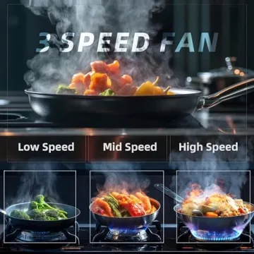 FIREGAS Wall Mount Range Hood 30 Inch Convertible