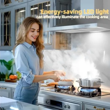 FIREGAS Wall Mount Range Hood 30 Inch Convertible