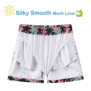 ECGK Boys Swim Trunks - Stylish Comfort for Active Beach Days