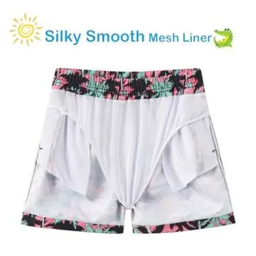 ECGK Boys Swim Trunks - Stylish Comfort for Active Beach Days