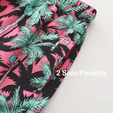 Stylish ECGK Boys Swim Trunks for Ages 2-16
