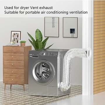 Hon&Guan 6 Inch Flexible Dryer Vent Hose - Durable Ducting Solution