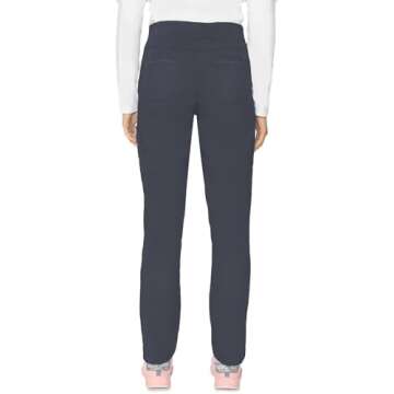 Stylish Med Couture Scrub Pants for Women with Six Pockets