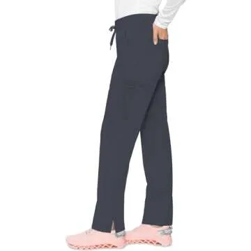 Stylish Med Couture Scrub Pants for Women with Six Pockets