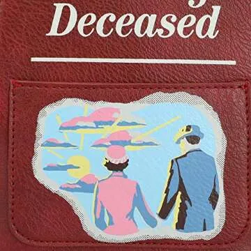 Beetlejuice Classic Movie Recently Deceased Book Mini Backpack One Size Fits Most Wristlet