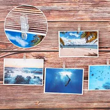 60 Pcs Clear Push Pin Clips for Bulletin Boards