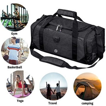 Versatile Waterproof Gym Duffle Backpack for Travel