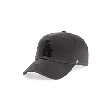 Shop Los Angeles Dodgers Charcoal Adjustable Dad Cap