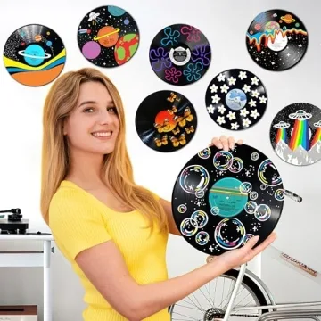 Hippie Aesthetic PVC Wall Decor Pack for Vibrant Room Art