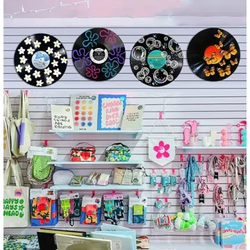 Hippie Aesthetic PVC Wall Decor Pack for Vibrant Room Art