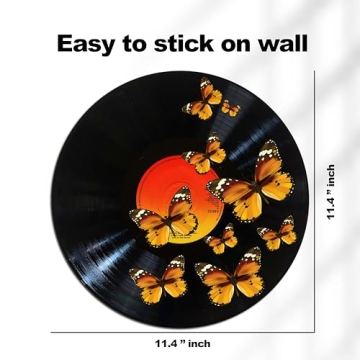 Hippie Aesthetic PVC Wall Decor Pack for Vibrant Room Art