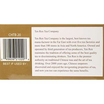 TenRen Chrysanthemum Tea: Naturally Sweet & Aromatic Blend for Tea Lovers