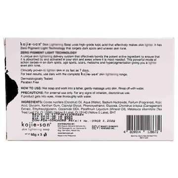 Kojie San Skin, Body, and Facial Brightening Soap - Original Kojic Acid Soap, Dark Spot Remover Bar ...