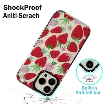 LOLAGIGI iPhone 14 Pro Max Cute Strawberry Case
