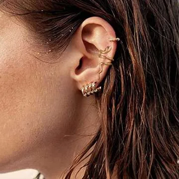 Dainty Gold Snake Ear Cuff Perfect Gift for Women